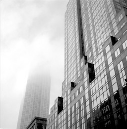 Architecture;Buildings;Cities;City;Fog;Foggy;Kaleidos;Kaleïdos;New-York;Tarek-Charara;Towns;United-States-of-America;USA;Winter;NYC;Skyscrapers;William-Frederick-Lamb;Shreve-Lamb-Harmon